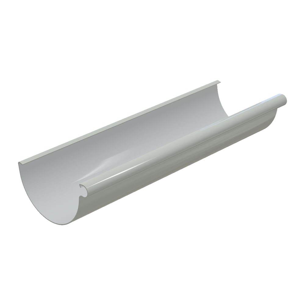 Желоб водосточный 3000 mm GLC PVC 152*100 mm RAL 9010 Белый